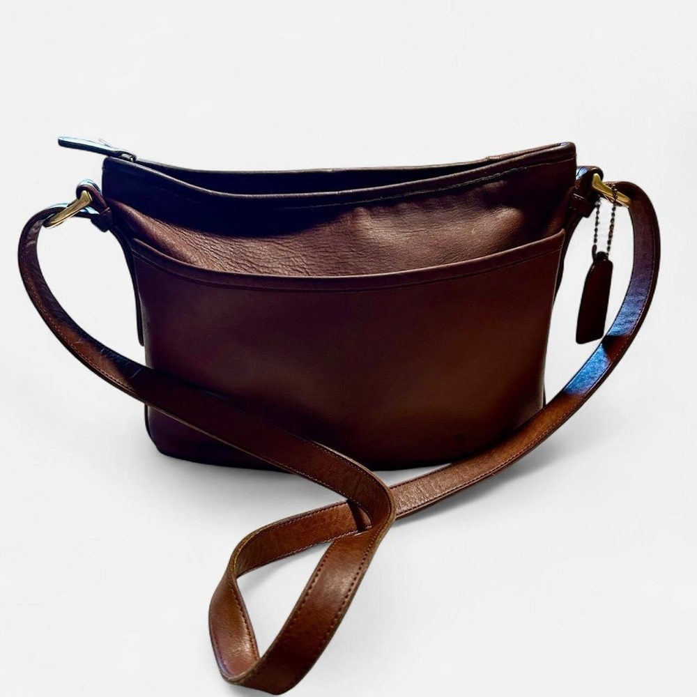 Genuine Coach 4143 Brown leather Vintage shoulder bag